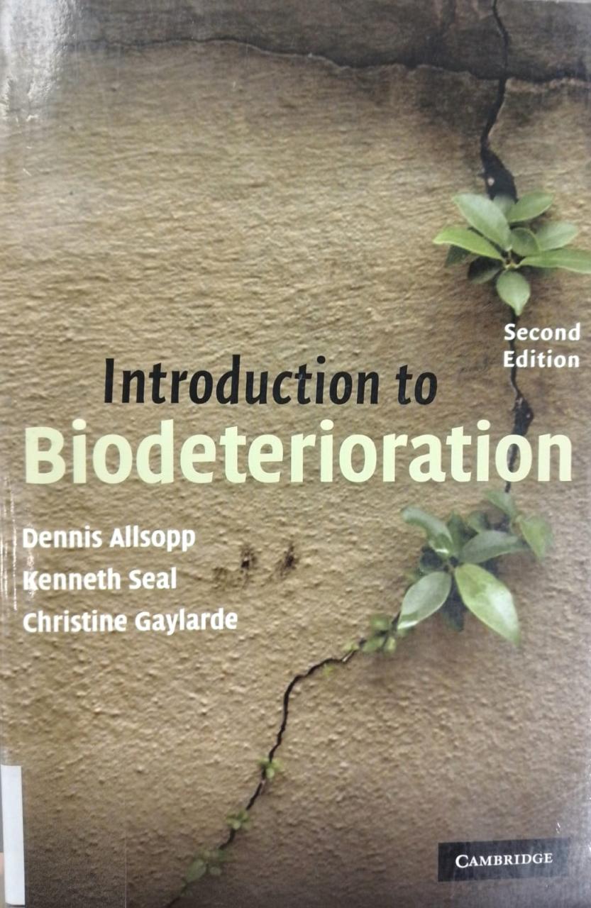 עטלפים/יוסי יובלIntroduction to biodeterioration / Dennis Allsopp, Kenneth J. Seal, Christine C. Gaylarde.